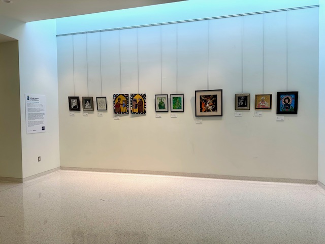 Catholic school artwork as the summer exhibit at the Hoedeman Gallery of Sacred Art at the University of St. Thomas in St. Paul